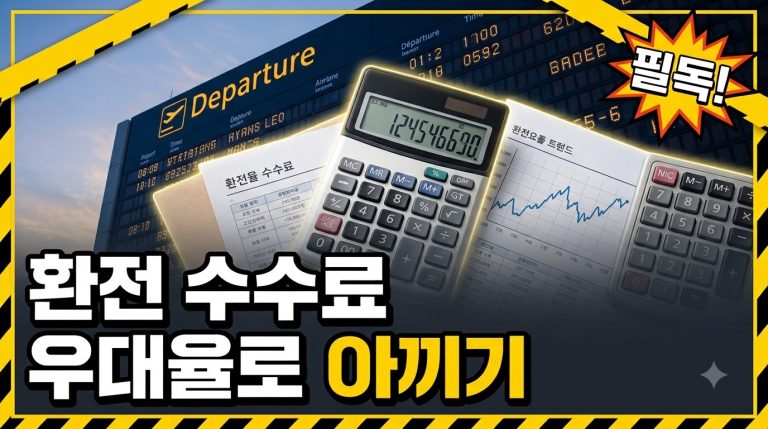 환전 수수료 아끼는 법 (환율우대율)