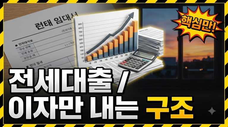 전세대출 이자 계산하는 법