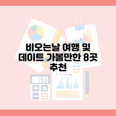 비오는날 여행 및 데이트 가볼만한 8곳 추천