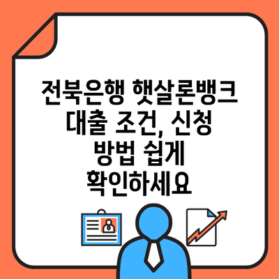 전북은행 햇살론뱅크 대출 조건, 신청 방법 쉽게 확인하세요