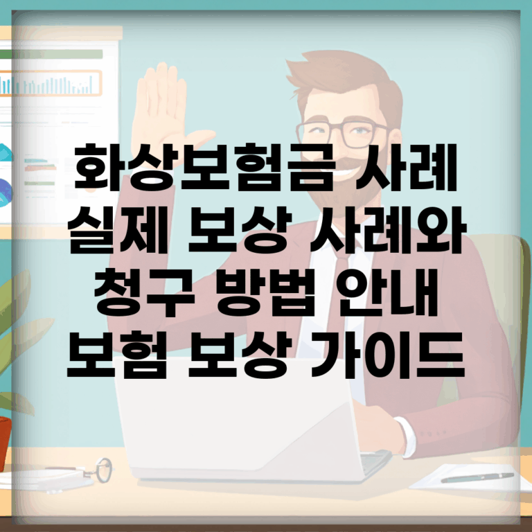 화상보험금 사례| 실제 보상 사례와 청구 방법 안내 | 보험 보상 가이드