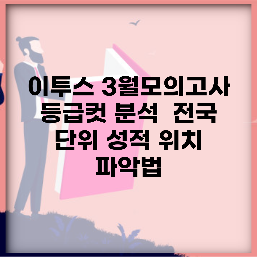 이투스 3월모의고사 등급컷 분석 | 전국 단위 성적 위치 파악법