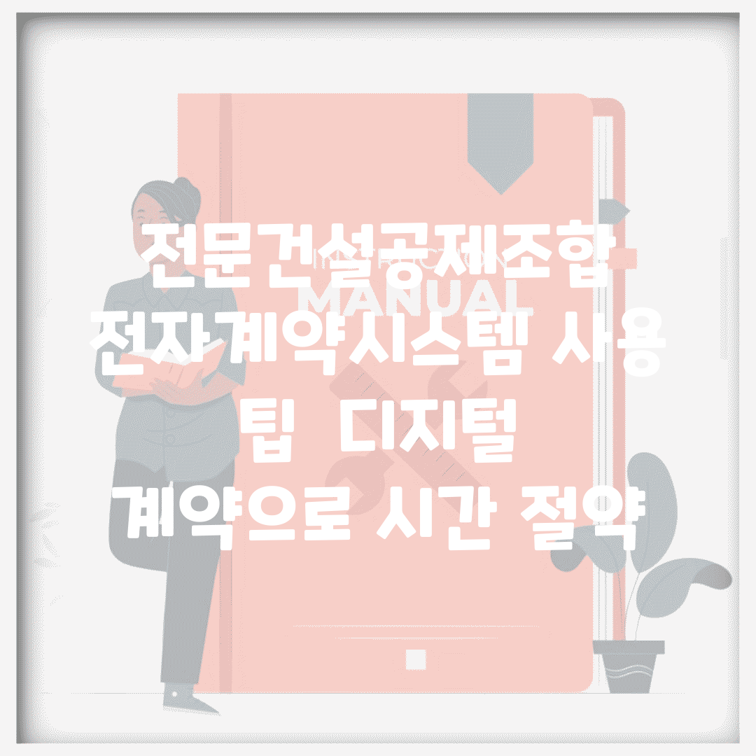 전문건설공제조합 전자계약시스템 사용 팁 | 디지털 계약으로 시간 절약
