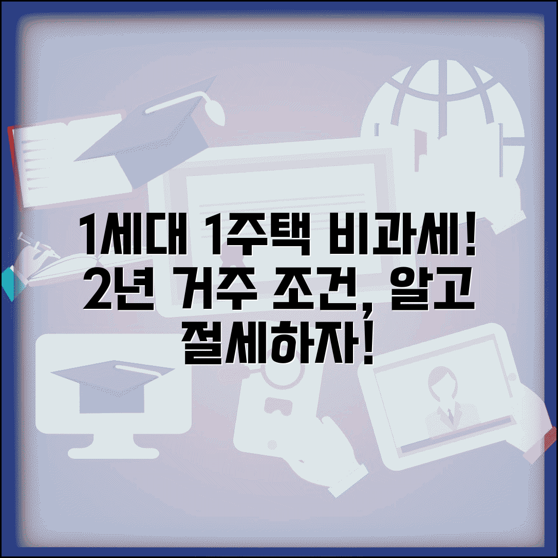 양도소득세 비과세 조건 | 1세대 1주택 비과세 요건과 거주기간 2년 충족법