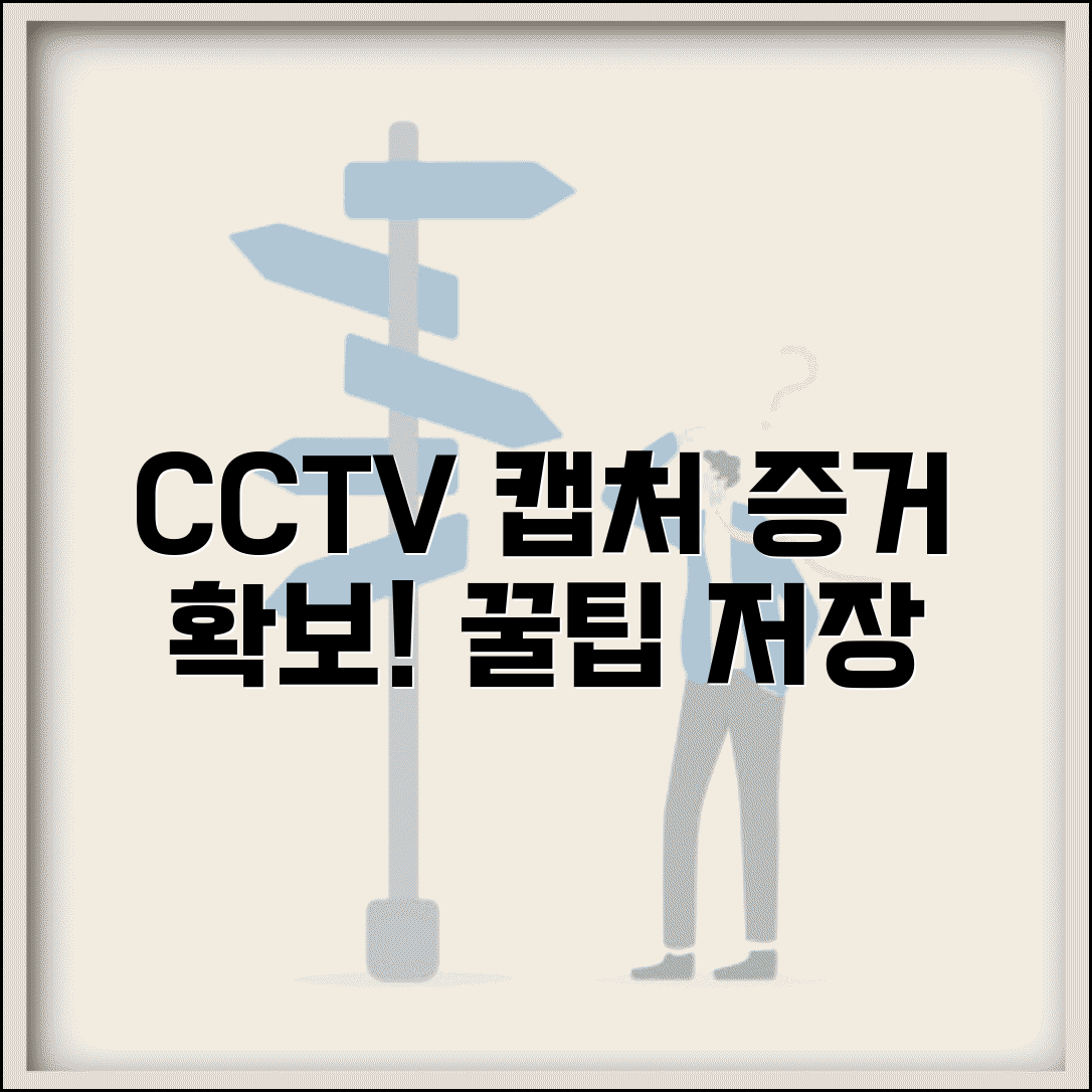 CCTV 화면 캡처 방법 | 증거 확보를 위한 저장 기법