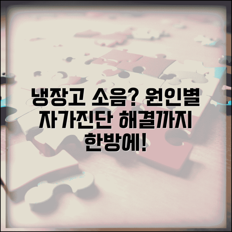 냉장고 소리 날때 원인과 해결법 | 고장 유형별 대처 방법 | 수리 전 자가진단 가이드