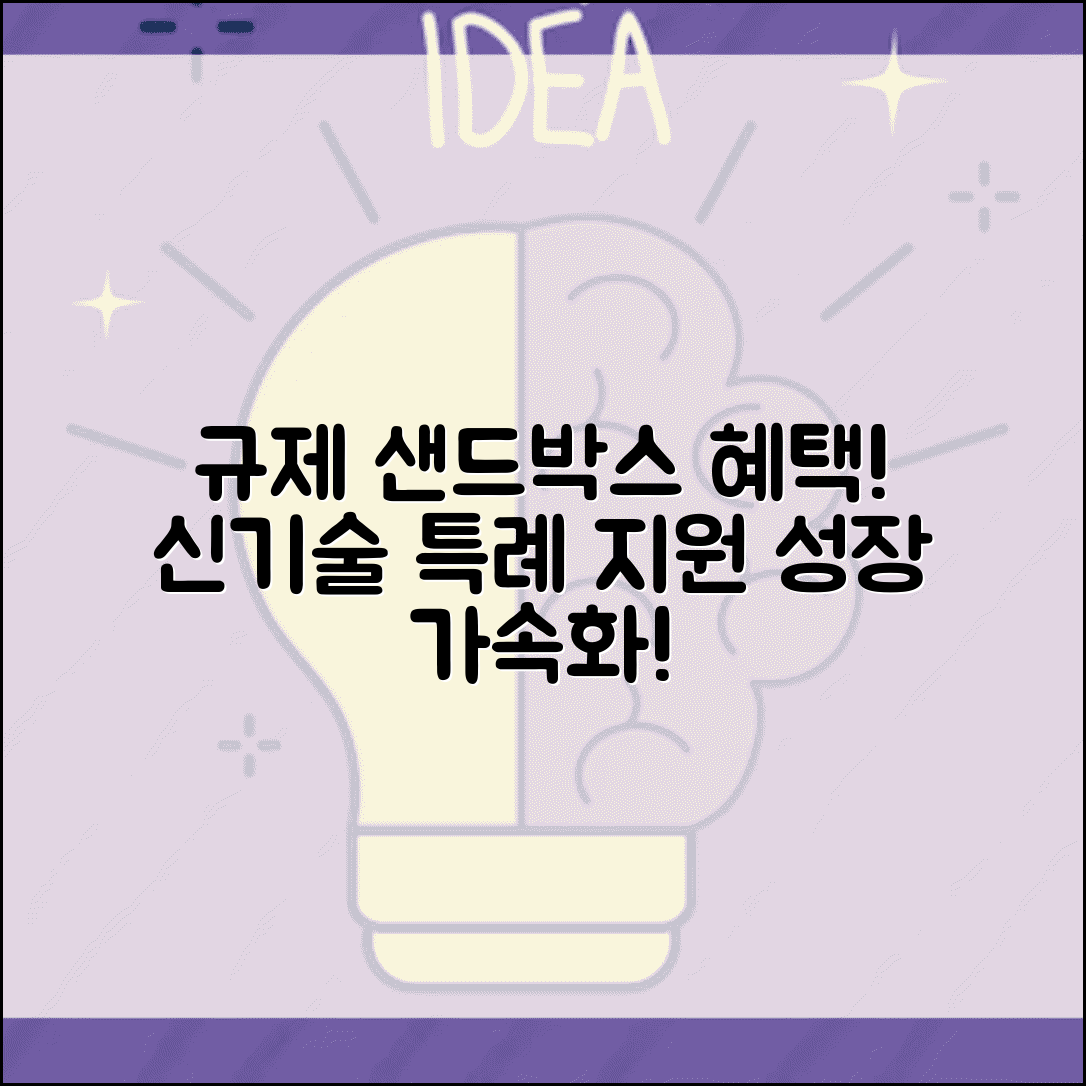 규제 샌드박스 혜택 | 규제 특례 적용과 신기술 지원