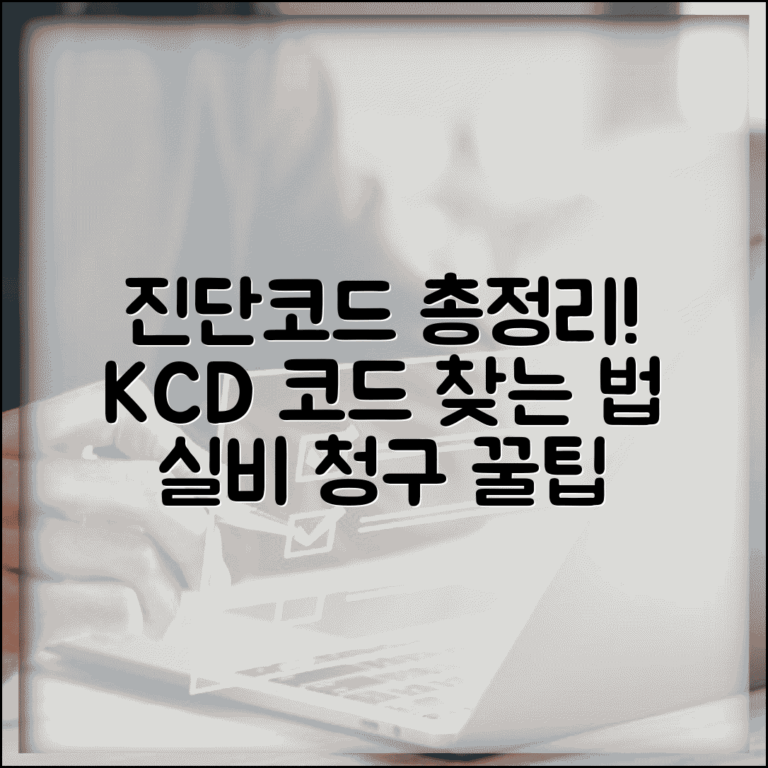 진단코드 조회 사이트 총정리 | KCD 코드 찾는 방법, 서류, 실비 청구 꿀팁