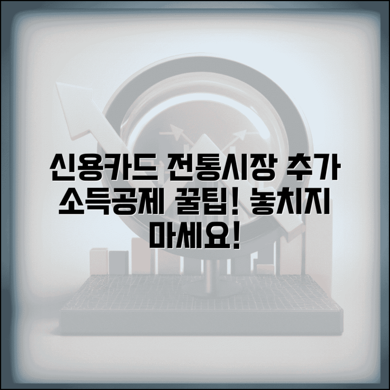 신용카드 소득공제 전통시장 | 전통시장 사용분 추가 공제 혜택 총정리