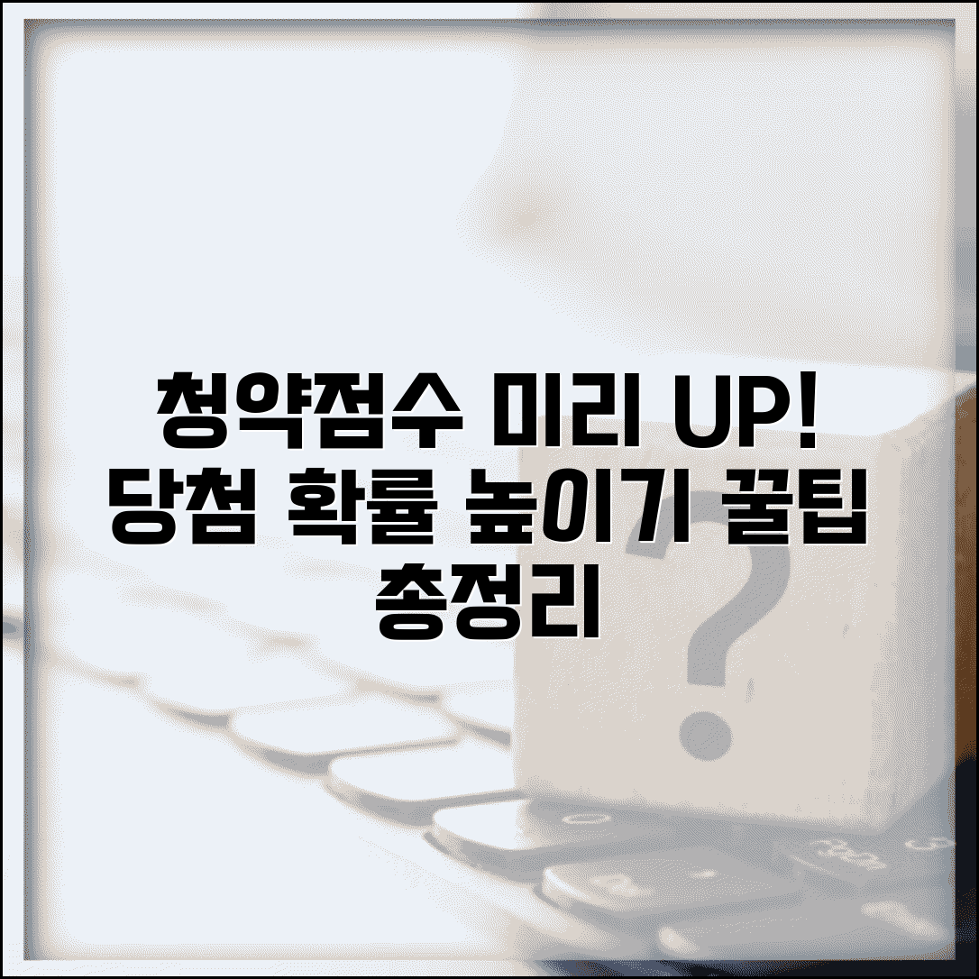 청약점수 계산기 활용법 | 내 가점 미리 확인하고 당첨 확률 높이기 | 조건, 계산, 꿀팁 총정리
