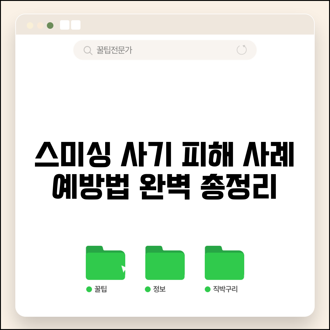 스미싱 사례 모음 | 실제 문자 사기 피해 사례와 예방법 완벽 총정리