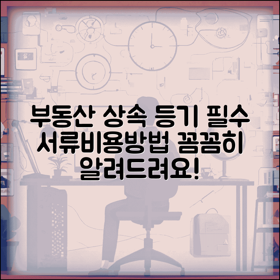 부동산 상속 등기 절차 서류 및 신청 방법 | 필수 준비물, 비용, 주의사항 총정리