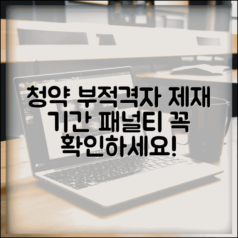 주택청약 부적격자 제재 기간 | 청약 부적격 제재 기간과 패널티