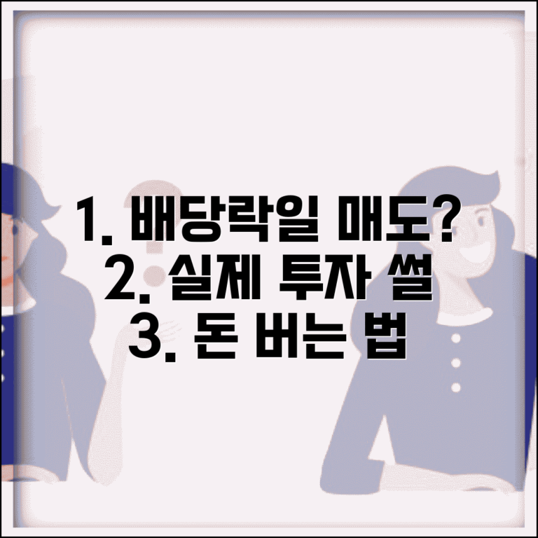 배당락일에 팔면 디시 경험담 | 실제 사례 | 투자 결과 | 경험 공유 | 교훈 | 전략