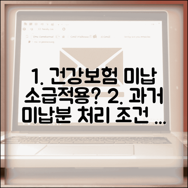 건강보험 미납 소급적용 | 가입, 과거 미납분 처리 조건 및 방법 총정리