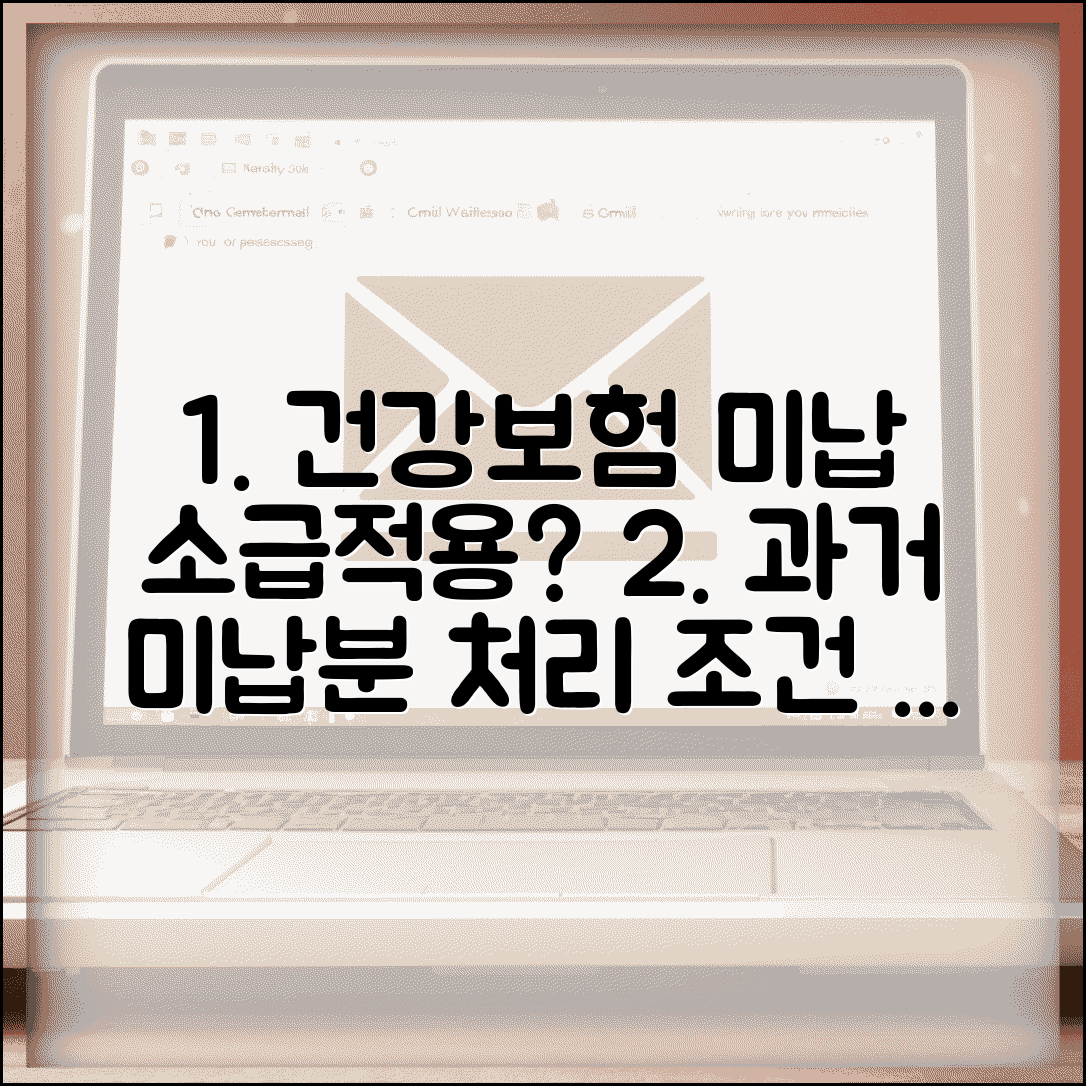 건강보험 미납 소급적용 | 가입, 과거 미납분 처리 조건 및 방법 총정리